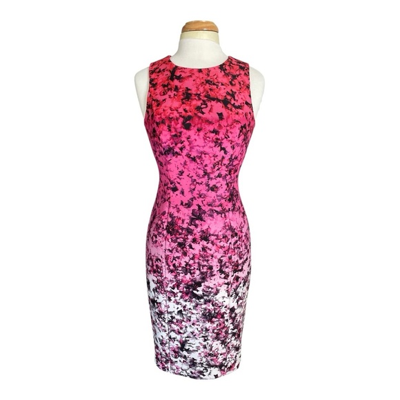 Vince Camuto Vibrant Ombré Sheath Dress Dress - Picture 1 of 5